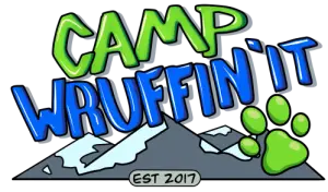 Camp Wruffin' It Logo Text